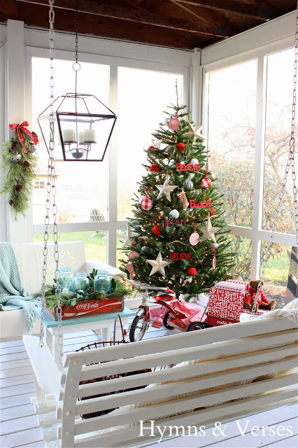Dreaming of a Red and White Christmas Home Decor.
