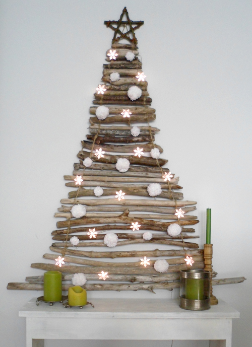 Driftwood DIY Christmas Tree