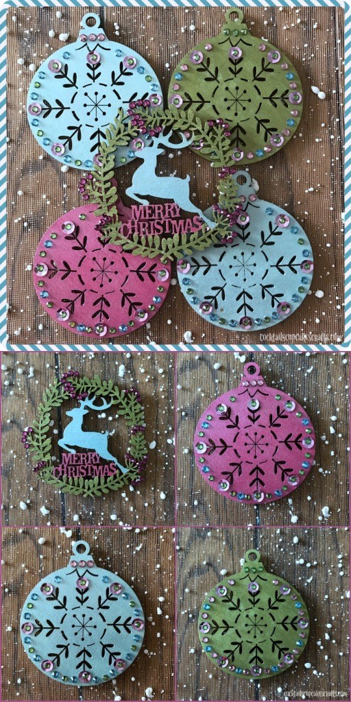 Folk art ornaments for coming Christmas.