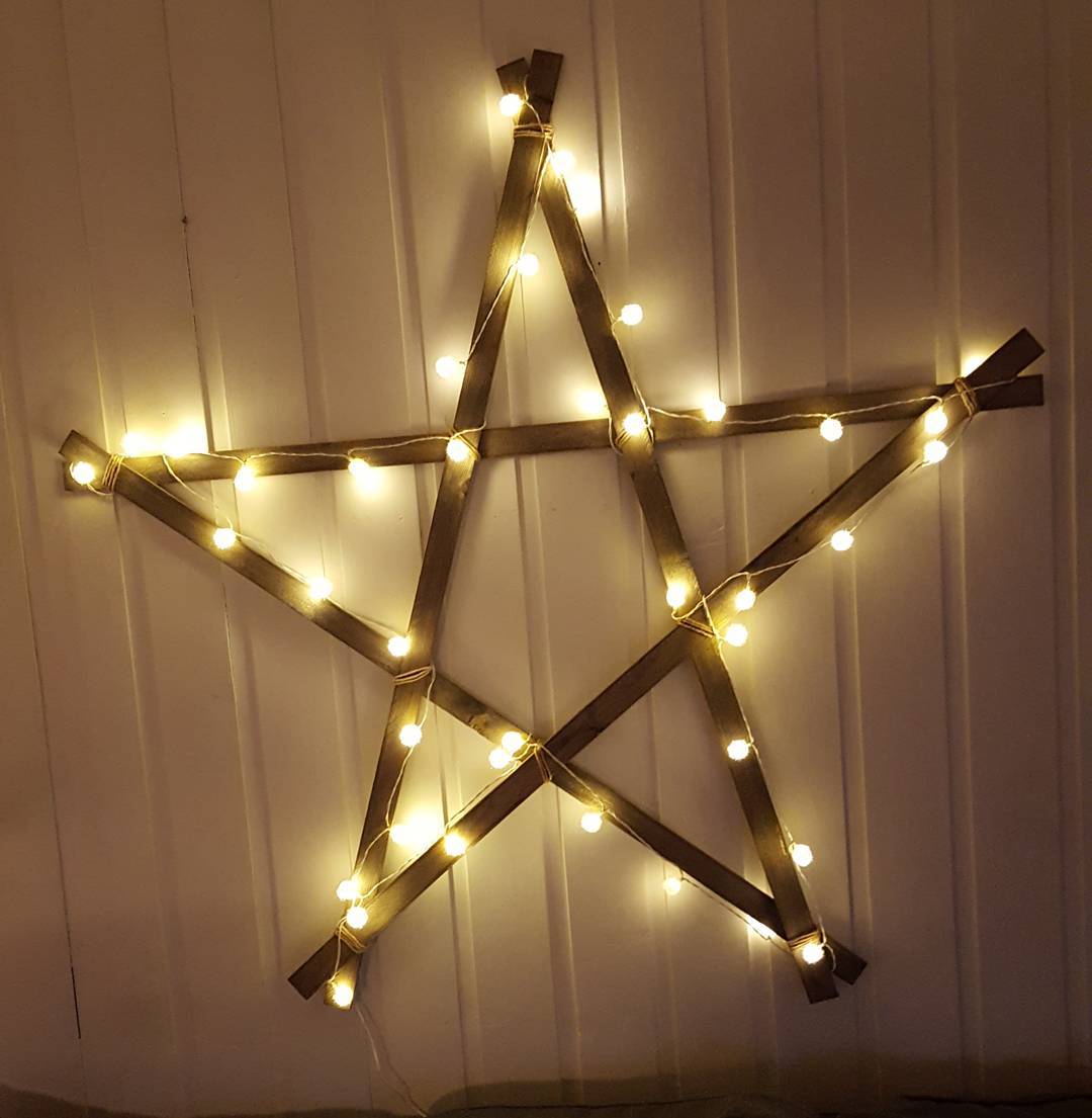 Homemade Christmas Star.