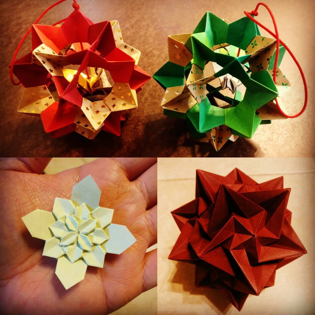 Impressive DIY Christmas Origami.