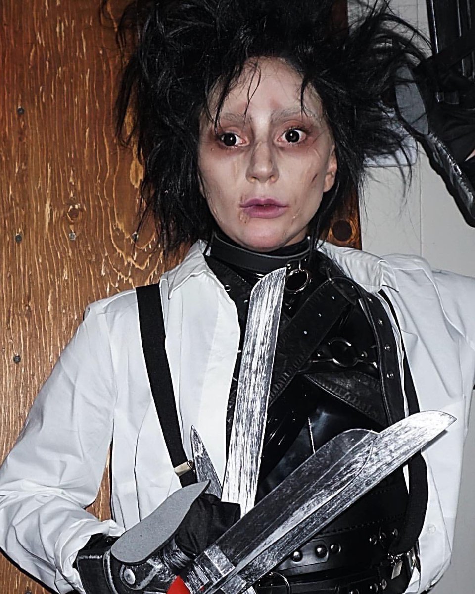 Lady Gaga revealed her Halloween costume.