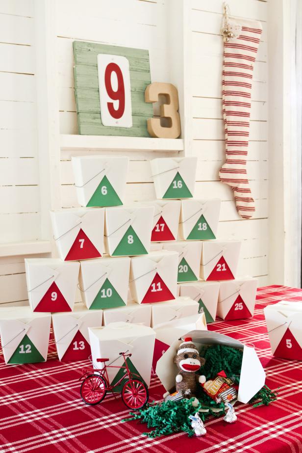 Make Your Own Takeout Box Advent Calendar.