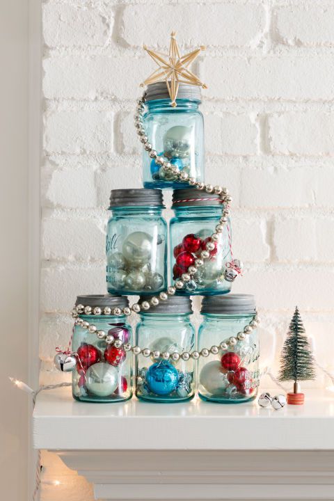 Mason Jar Christmas Tree