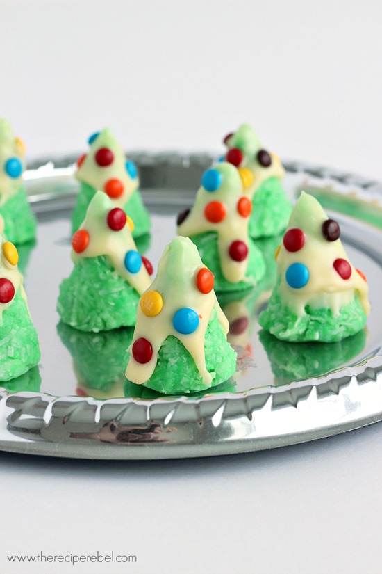 No Bake Christmas Tree Cookies by The Recipe Rebel