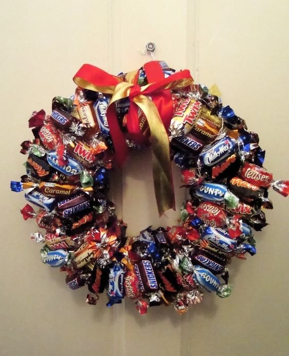 Our kinda Christmas wreath.