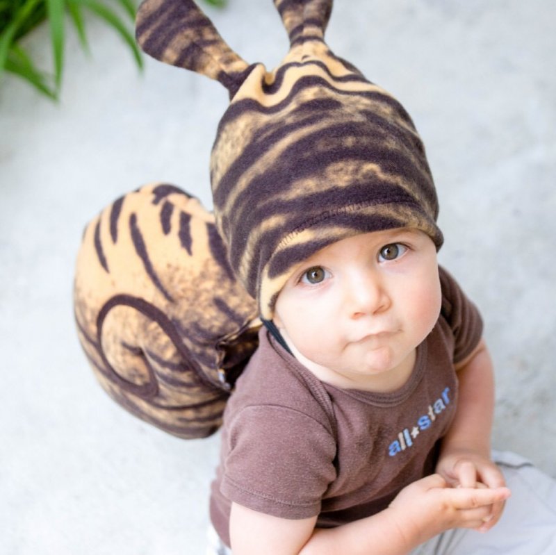 Snail Halloween costume, great for your crawling little ones.
