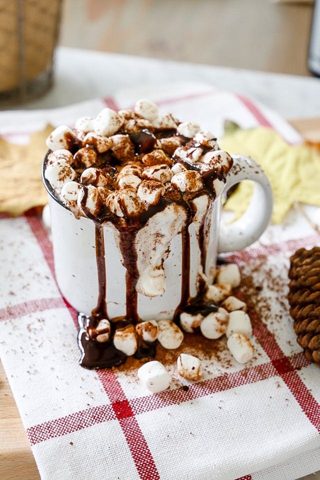 Spiced Red Wine Hot Chocolate