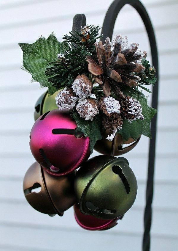 Stunning jingle bells hanging for your outdoors.