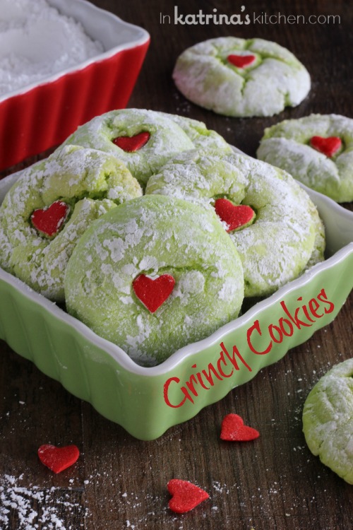 The Grinch Cookies by In Katrina’s Kitchen