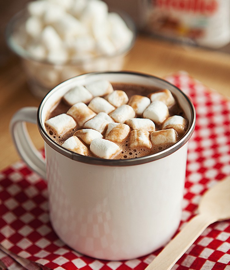 Thin Mints Hot Chocolate - Christmas Chocolate Recipes