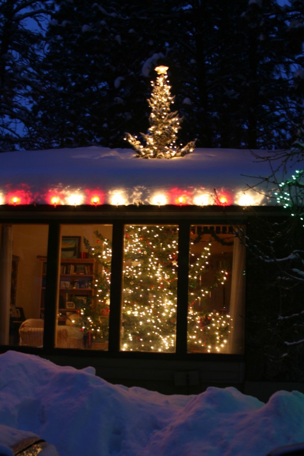 Through-the-Roof Christmas Tree.