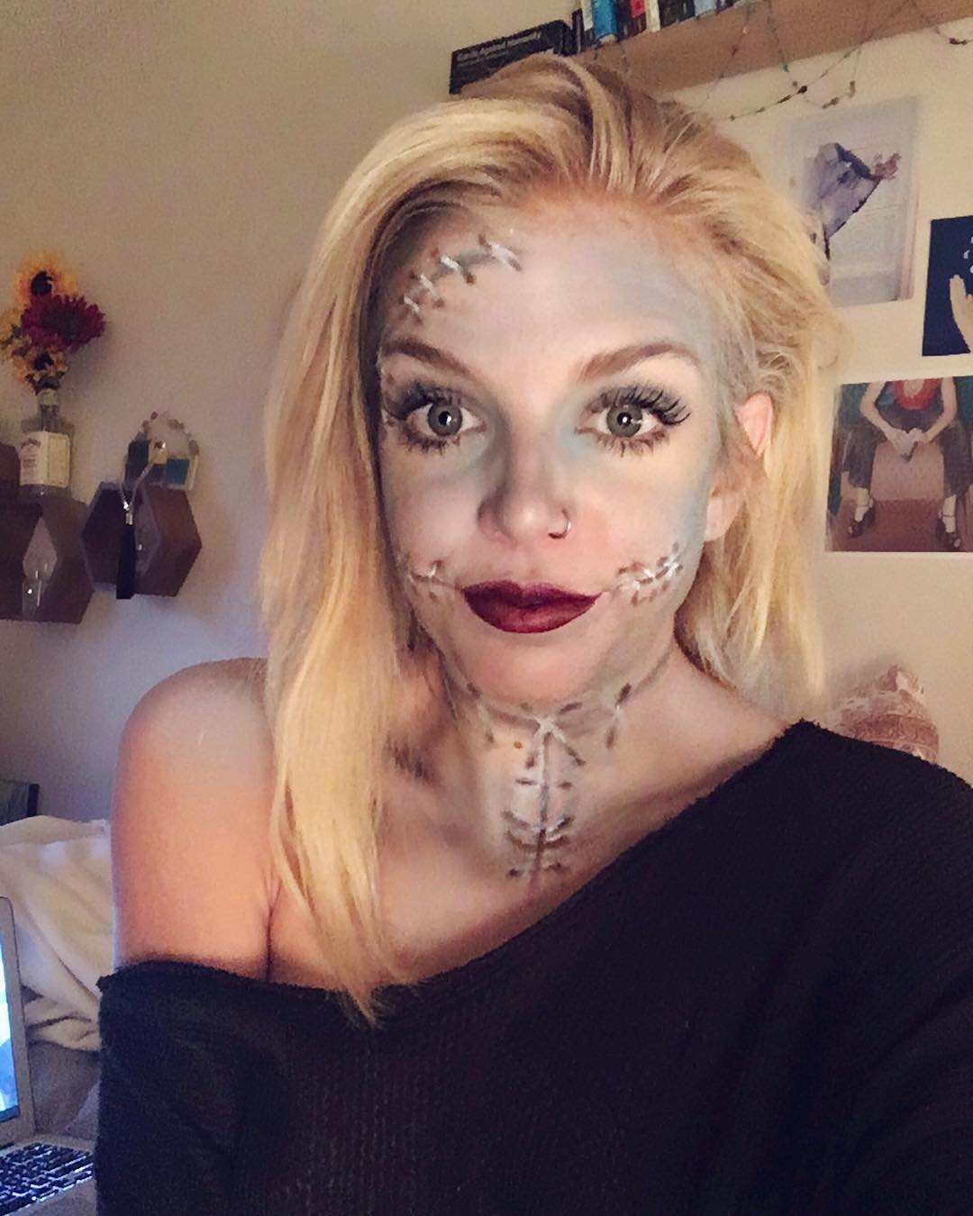 We can live like Jack and Sally if you want. Halloween Makeup Ideas