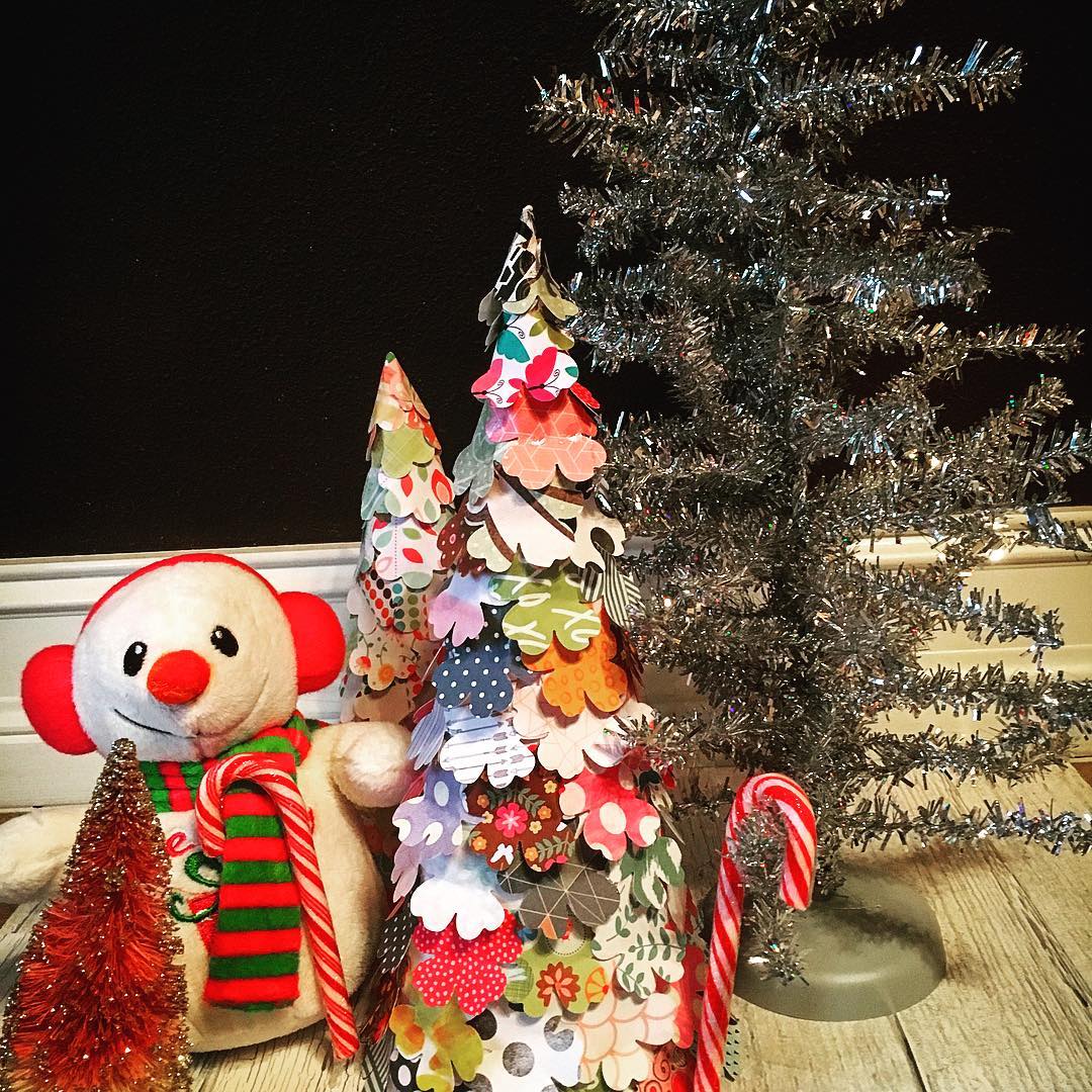 Winter wonderland diy Christmas tree.