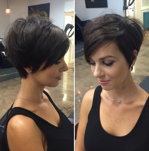 Classy Layered Pixie.