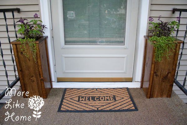 Planter box at front porch of your home.