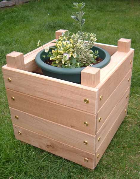Simple Wooden Planter Box.