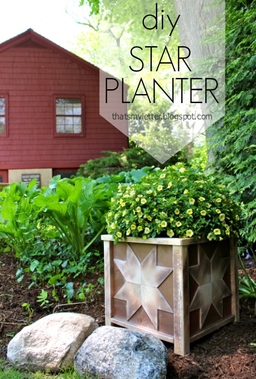Star Planter Box design - Plant Stands Ideas