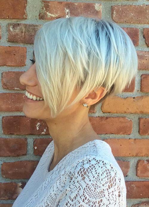 Two-Toned Pixie Cut.