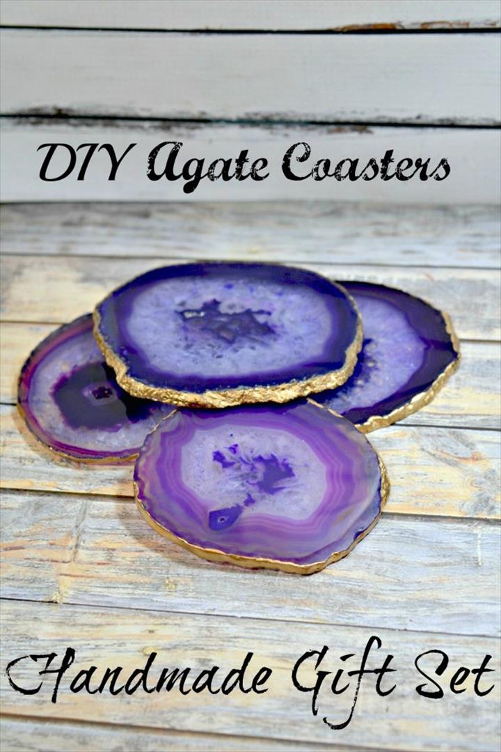 Agate Slice Coasters.