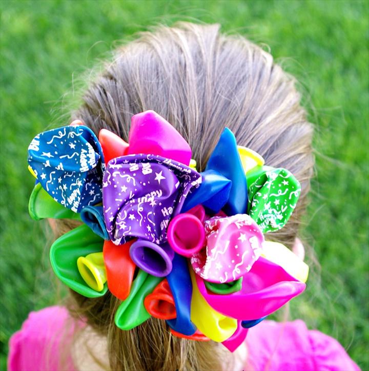 Balloon Barrettes.