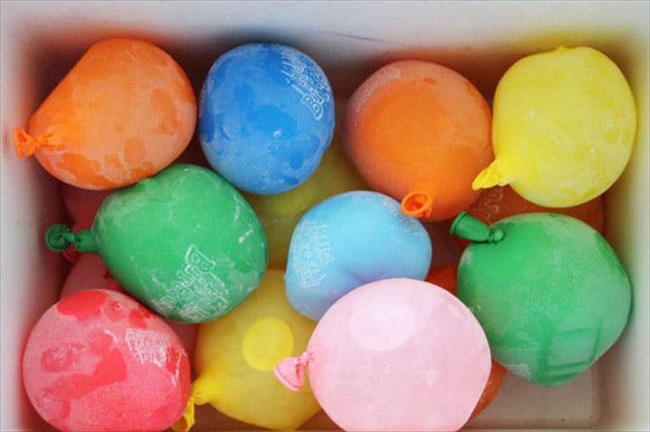 Balloon Ice Packs, DIY Balloon Projects