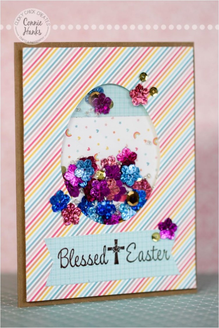 Blessed Easter Card. DIY Easter Card