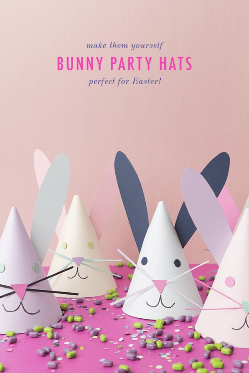 Bunny Party Hats.