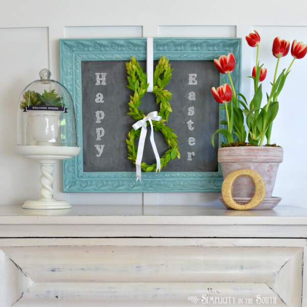 Bunny wreath.