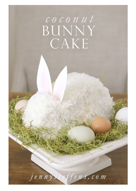 Coconut Bunny Cake.