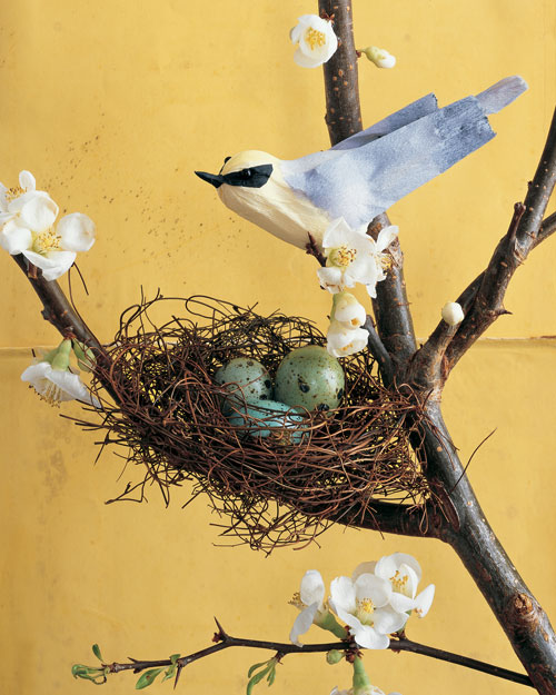 Crepe-Paper Spring Birds.