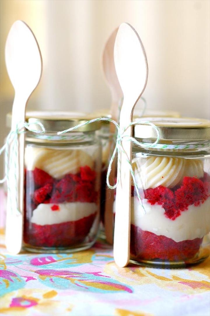 Cupcake In A Jar.