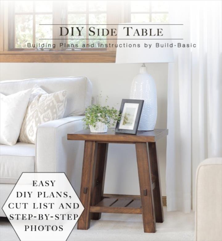 DIY End Tables – Side Table.