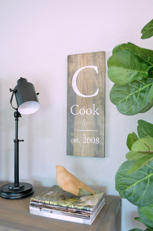 DIY Family Established Sign Wall Art Ideas