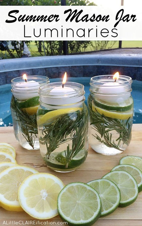 DIY Mason Jar Bug Repellant.