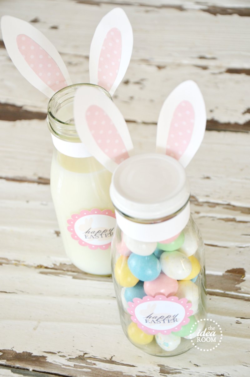 Easter Bunny Gift Jars.