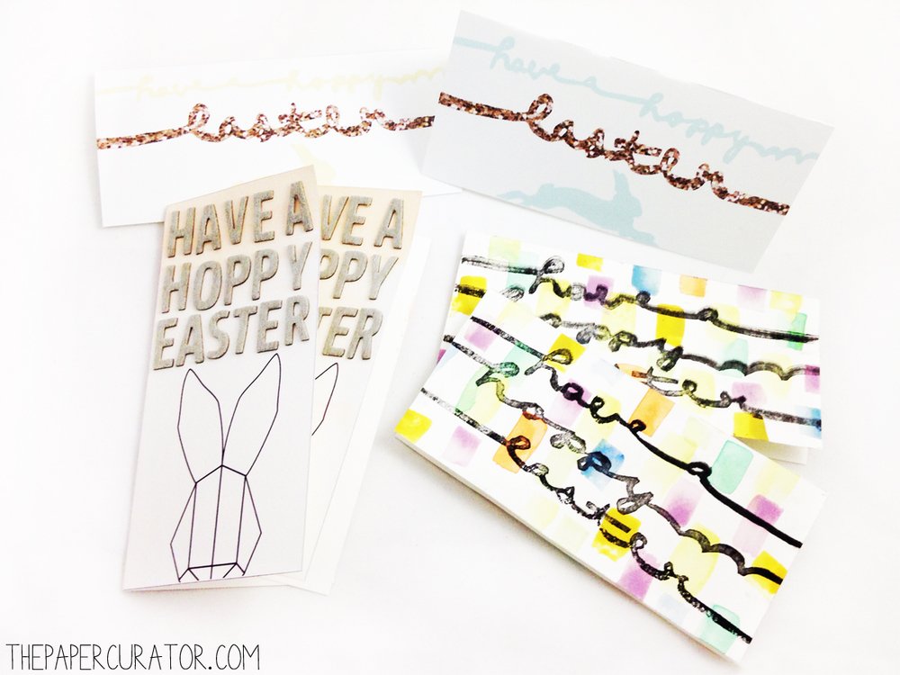 Easter Card Made 3 Ways.