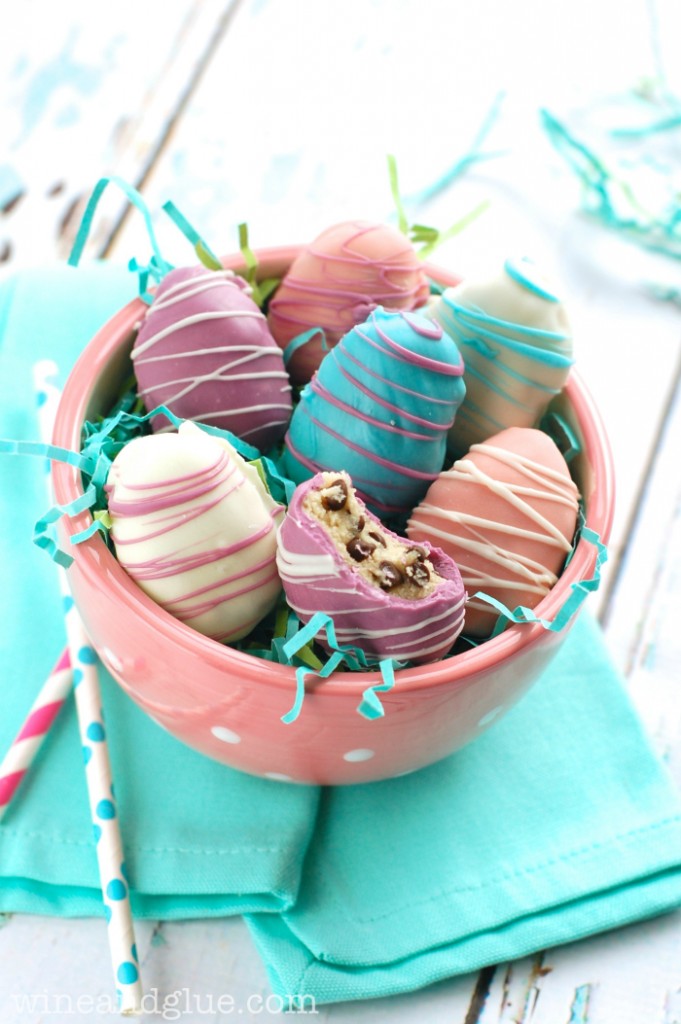 Easter Egg Cookie Dough Truffle.