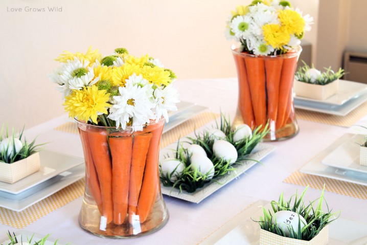 Easy Easter Tablescape and Crfts for Kids.
