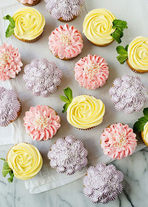 Flower Cupcakes.