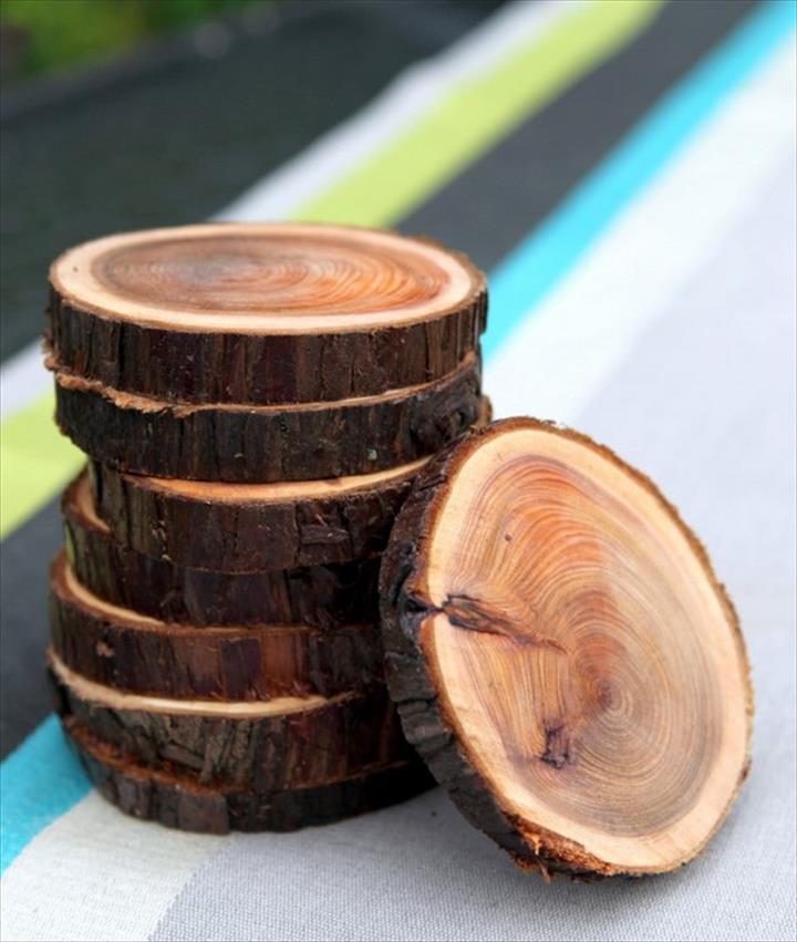 Log Coasters.