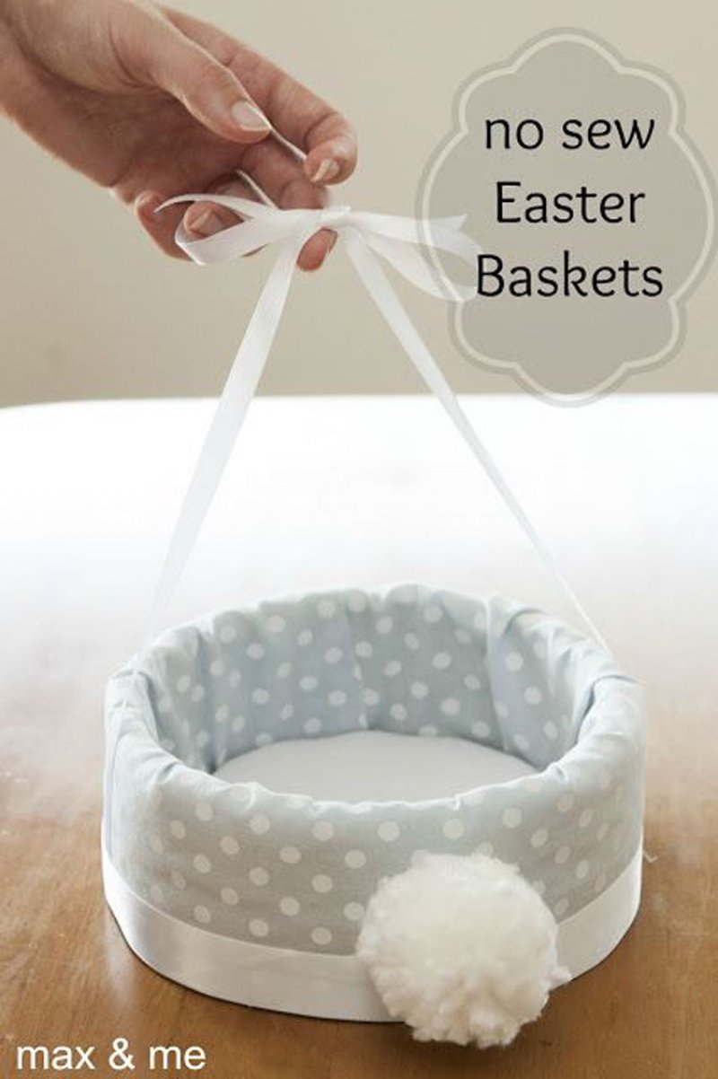 No Sew Easter Basket.