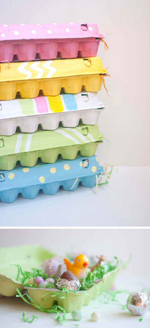 Painted Egg Cartons.