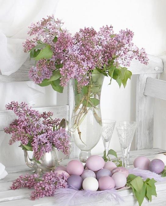 Purple Easter Decoration.