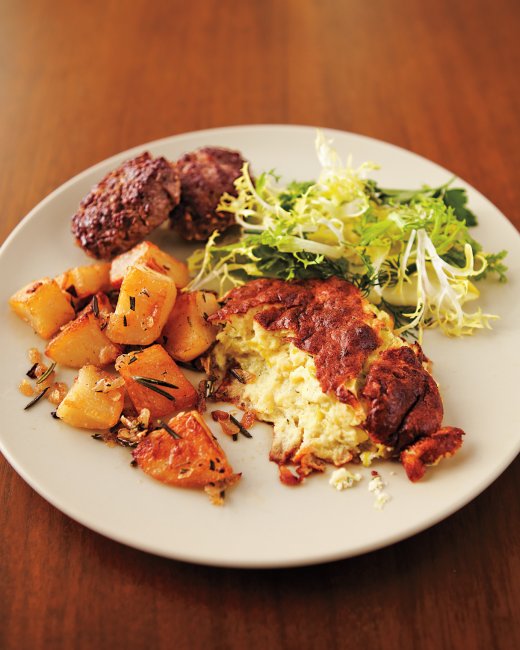 Rosemary, Fennel, and Garlic Lamb-Sausage Rounds.