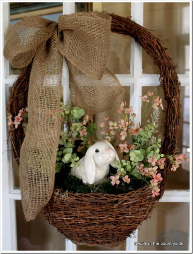 Rustic Easter Wreath.