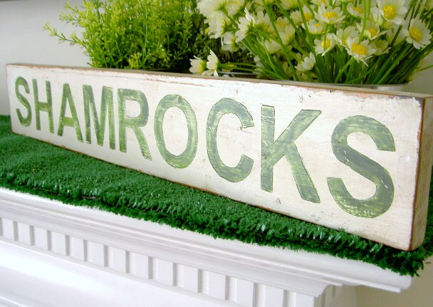 Shamrock Sign.
