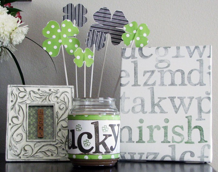 St Patrick’s Day Centerpiece.