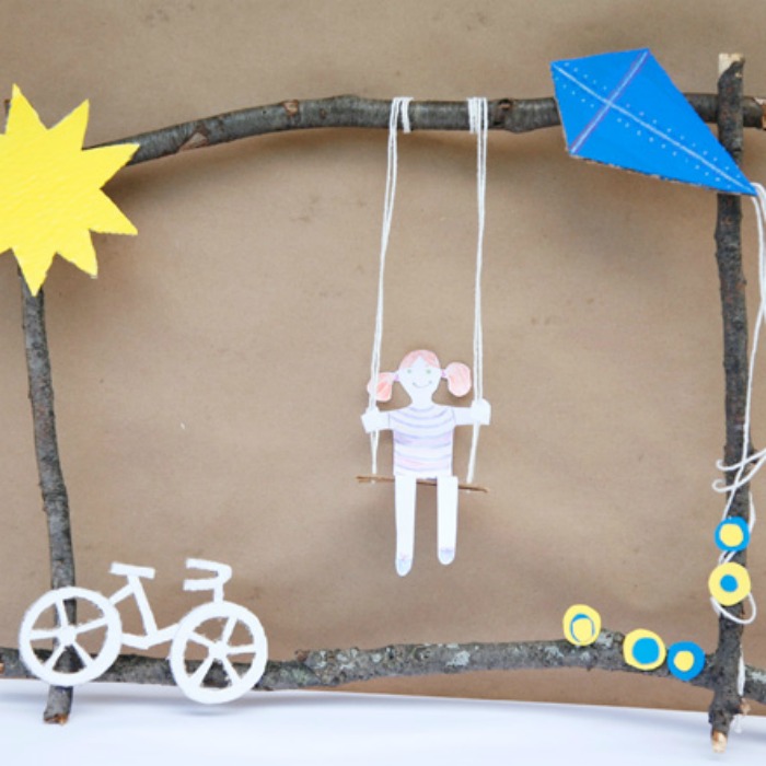 Stick park collage, Stick Crafts for Kids