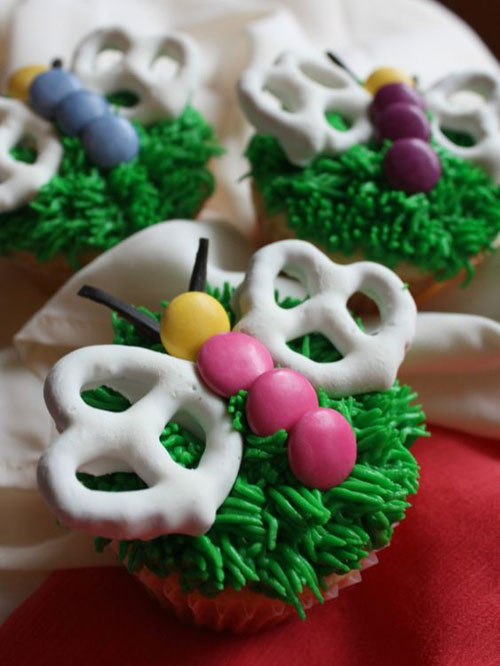 Vanilla Butterfly Cupcakes.